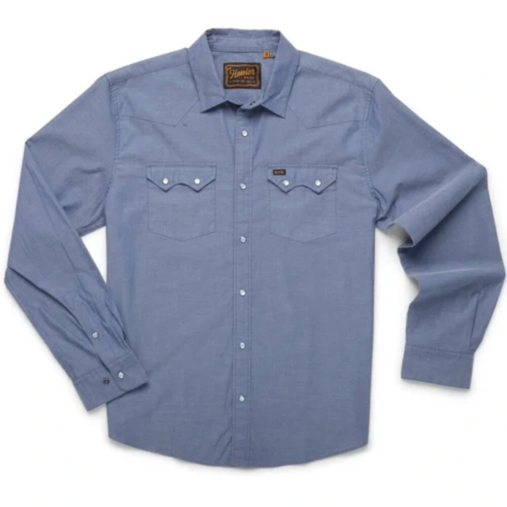 NWT! Howler Brothers Crosscut Chambray Snapshirt M